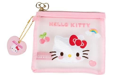 Hello Kitty 50th Anniv. Mini Zipper Pouch (Full of Happy Series)