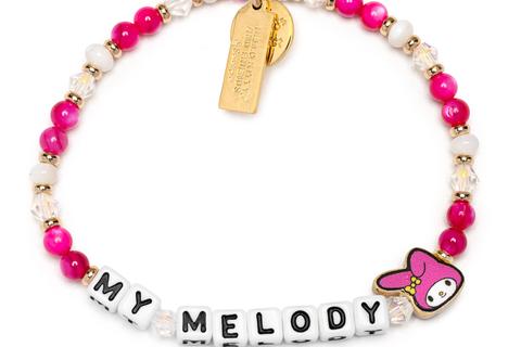 My Melody x Little Words Project Beaded Bracelet