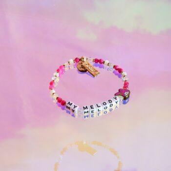 My Melody x Little Words Project Beaded Bracelet