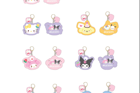 Hello Kitty 50th Anniv. Keychain Blind Bag (Full of Happy Series)