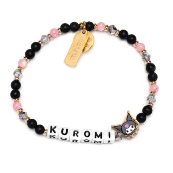 Kuromi x Little Words Project Beaded Bracelet