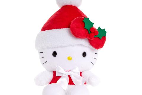 Hello Kitty 8" Holiday Santa Plush