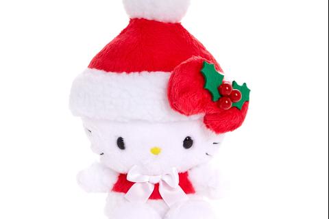 Hello Kitty Holiday Santa Plush Ornament