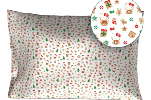 Hello Kitty Holiday Satin Pillowcase