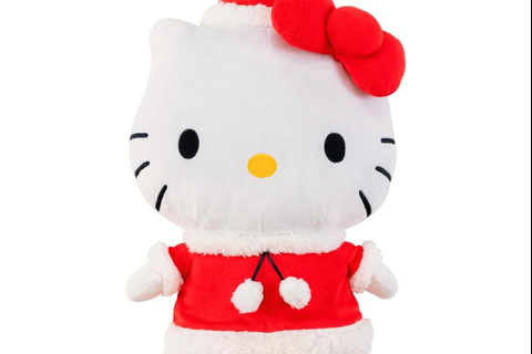 Hello Kitty Holiday Plush Cuddle Pillow Buddy