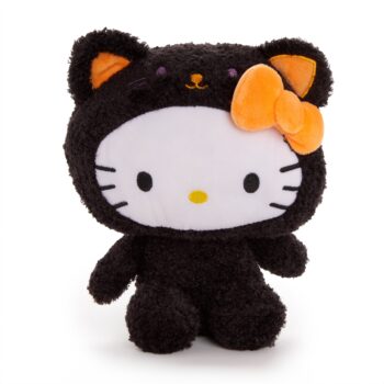 Hello Kitty 9" Black Cat Halloween Plush