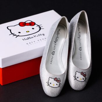 Hello Kitty x Katy Perry Crystal Ballet Flat (Silver)