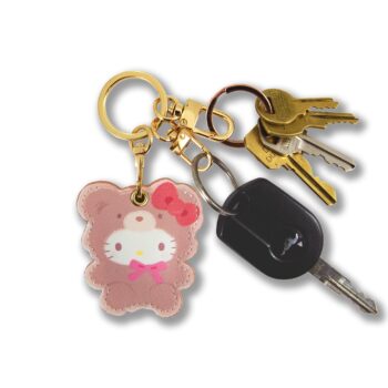 Hello Kitty x Sonix AirTag Keychain (Latte Bears)