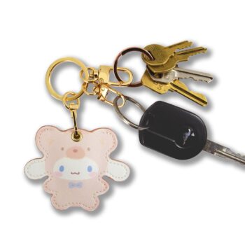 Cinnamoroll x Sonix AirTag Keychain (Latte Bears)