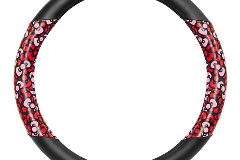 Hello Kitty Red Bow Steering Wheel Cover