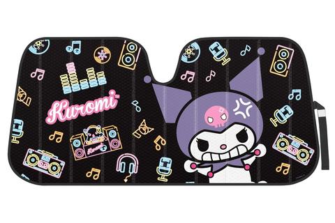 Kuromi Car Sun Shade (Neon Party)