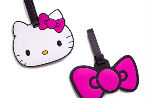 Hello Kitty Pink Bow 2-pc Luggage Tag Set