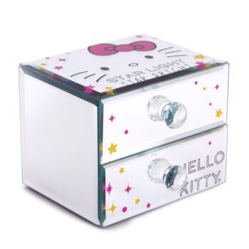 Hello Kitty Mirrored Compact Jewelry Box