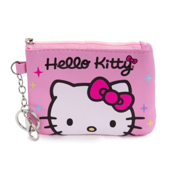 Hello Kitty Pink Keychain Card Case