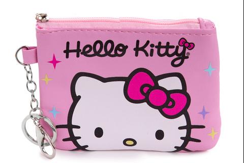 Hello Kitty Pink Keychain Card Case