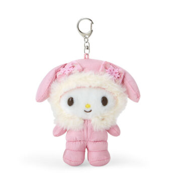 My Melody Plush Mascot Keychain (Winter Snowsuit Series)