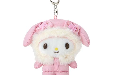 My Melody Plush Mascot Keychain (Winter Snowsuit Series)