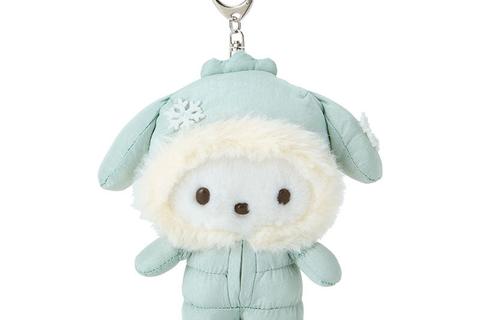 Pochacco Plush Mascot Keychain (Winter Snowsuit Series)