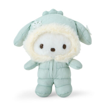 Pochacco Plush Mascot Keychain (Winter Snowsuit Series)