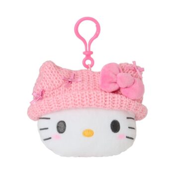 Hello Kitty Cozy Cap Mascot Clip Pouch