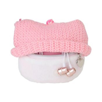 Hello Kitty Cozy Cap Mascot Clip Pouch