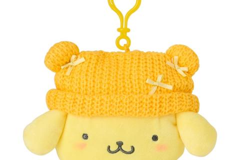 Pompompurin Cozy Cap Mascot Clip Pouch