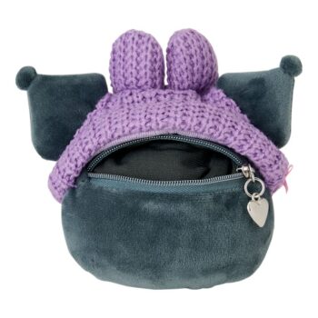 Kuromi Cozy Cap Mascot Clip Pouch