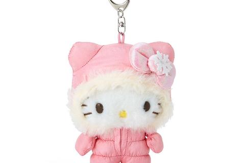 Hello Kitty Plush Mascot Keychain (Winter Snowsuit Series)