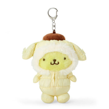 Pompompurin Plush Mascot Keychain (Winter Snowsuit Series)