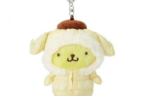 Pompompurin Plush Mascot Keychain (Winter Snowsuit Series)