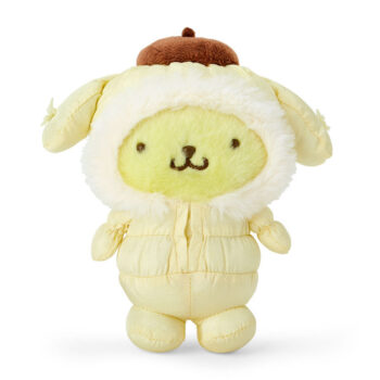 Pompompurin Plush Mascot Keychain (Winter Snowsuit Series)