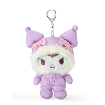 Kuromi Plush Mascot Keychain (Winter Snowsuit Series)