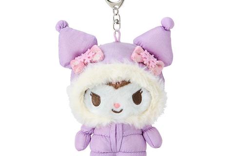 Kuromi Plush Mascot Keychain (Winter Snowsuit Series)