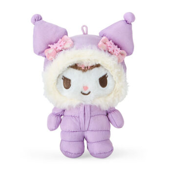 Kuromi Plush Mascot Keychain (Winter Snowsuit Series)