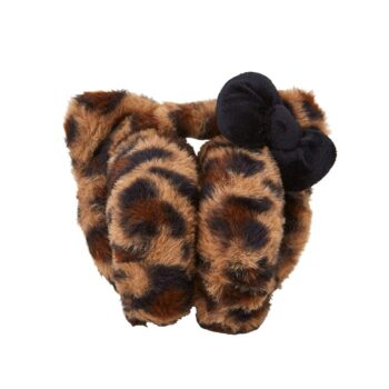 Hello Kitty Plush Leopard Print Ear Muffs