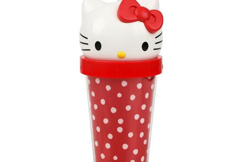 Hello Kitty 3D Face Travel Tumbler (Dots)