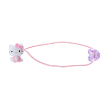 Hello Kitty Holo Heart Pink Hair Tie