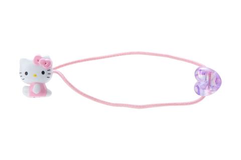 Hello Kitty Holo Heart Pink Hair Tie