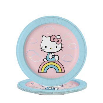 Hello Kitty x Studio Oh! Rainbow Skies Luncheon Plates