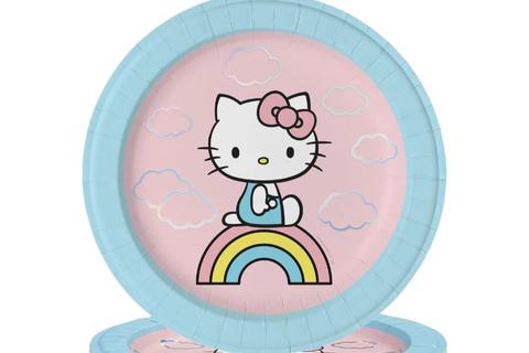 Hello Kitty x Studio Oh! Rainbow Skies Luncheon Plates