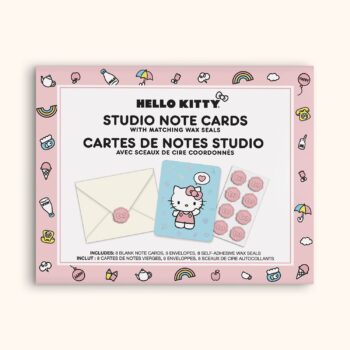 Hello Kitty x Studio Oh! Classic Pink 25-Pc Note Cards & Wax Seals Set