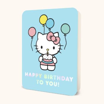 Hello Kitty x Studio Oh! Happy Birthday Blue Deluxe Greeting Card