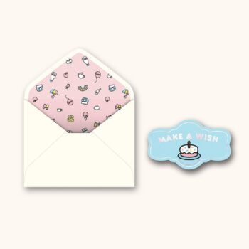 Hello Kitty x Studio Oh! Happy Birthday Blue Deluxe Greeting Card