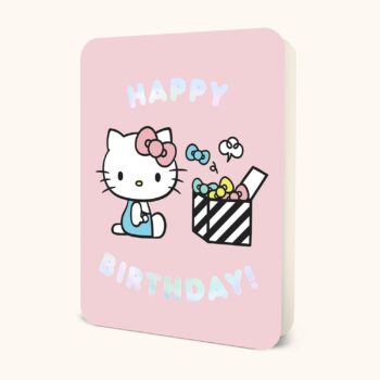 Hello Kitty x Studio Oh! Happy Birthday Pink Deluxe Greeting Card