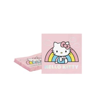 Hello Kitty x Studio Oh! Rainbow Skies Beverage Napkins