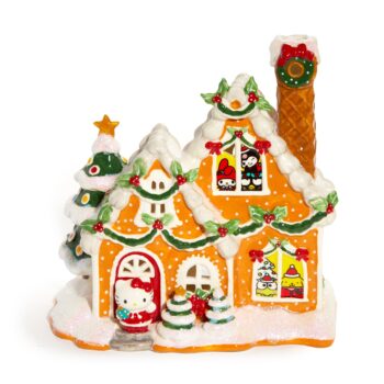 Hello Kitty and Friends Ceramic Gingerbread Candle House