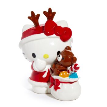 Hello Kitty Ceramic Holiday Teddy Bear Figurine