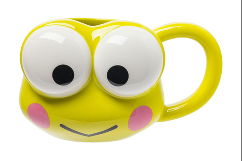 Keroppi Face Sculpted Mug