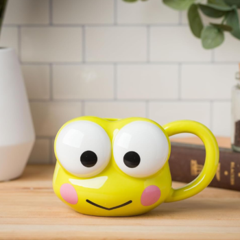 Keroppi Face Sculpted Mug