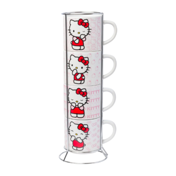 Hello Kitty Expressions 5-Piece Ceramic Mug Stack